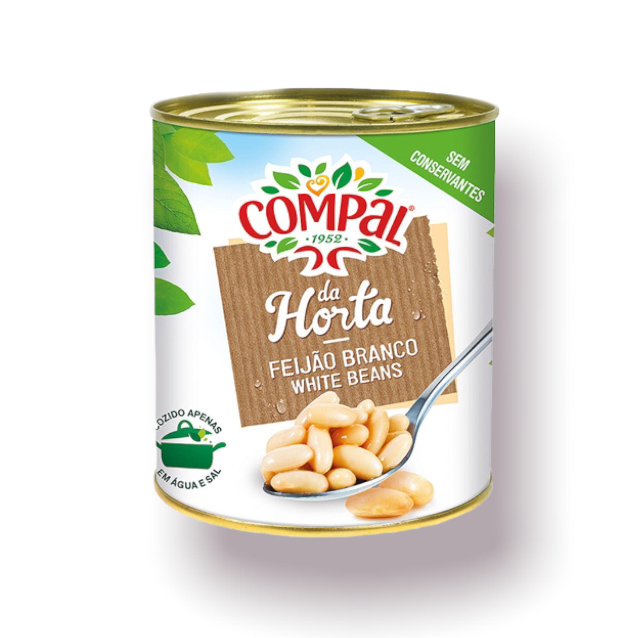 COMPAL FEIJAO BRANCO LATA 845G