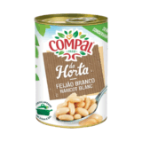 COMPAL FEIJAO BRANCO LATA 410G