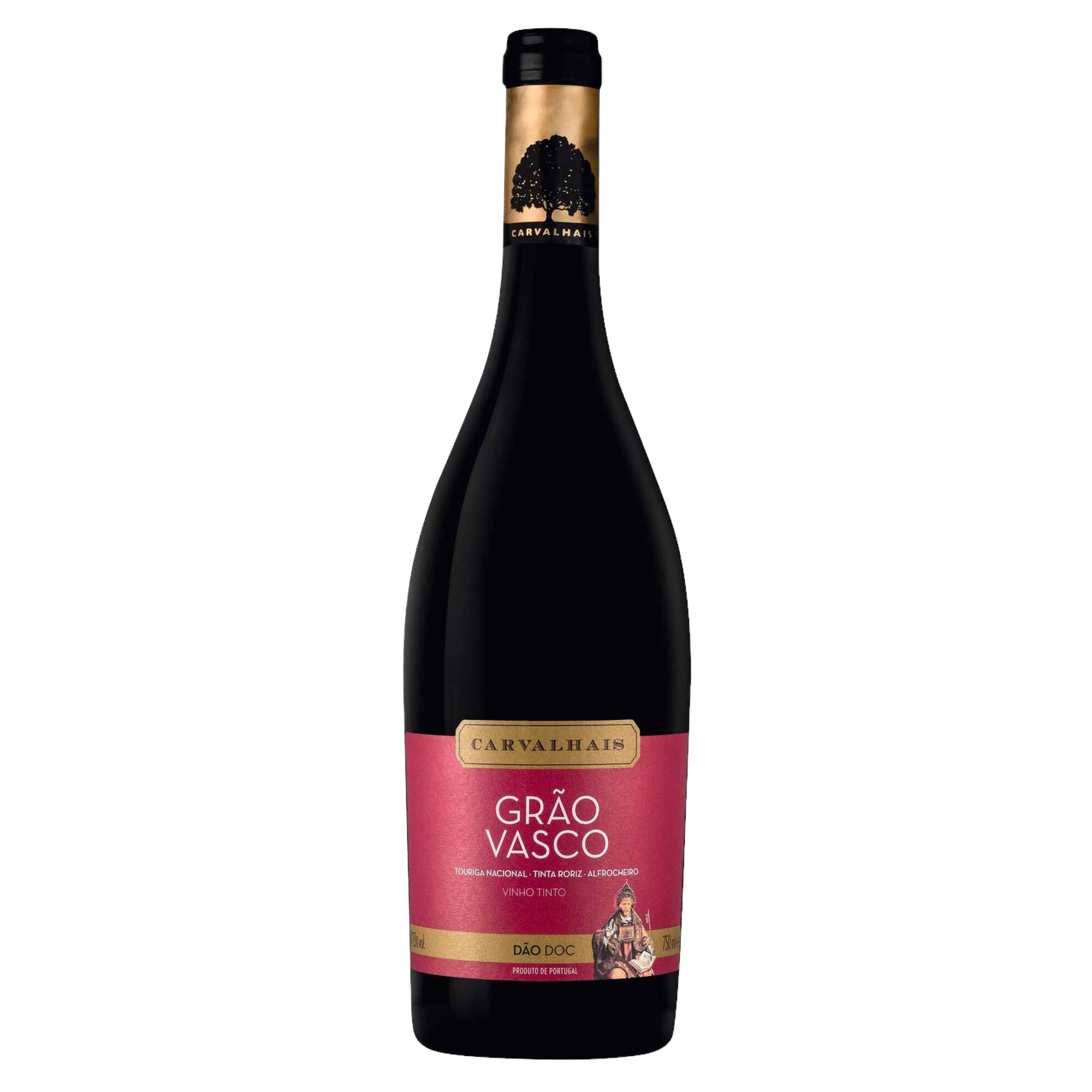 CARVALHAIS GRAO VASCO VINHO TINTO 2018-750ML - %13 VOL
