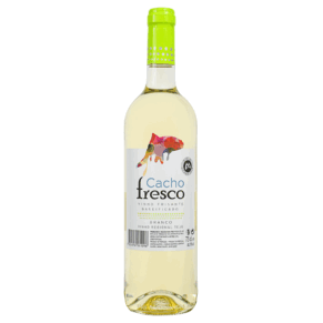 CACHO FRESCO - BRANCO - VINHO FRISSANTE GASEIFICADO - 750 ML -TEJO- % 11,5 VOL