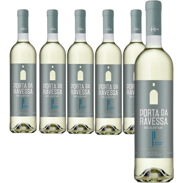 PORTA DA RAVESSA - BLANC - CARTON DE 6 BOUTEILLES - %12,5 VOL - ALENTEJO DOC