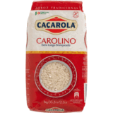 CACAROLA - ARROZ - CAROLINO - LONGO EXTRA BRANQUEADO - 1KG