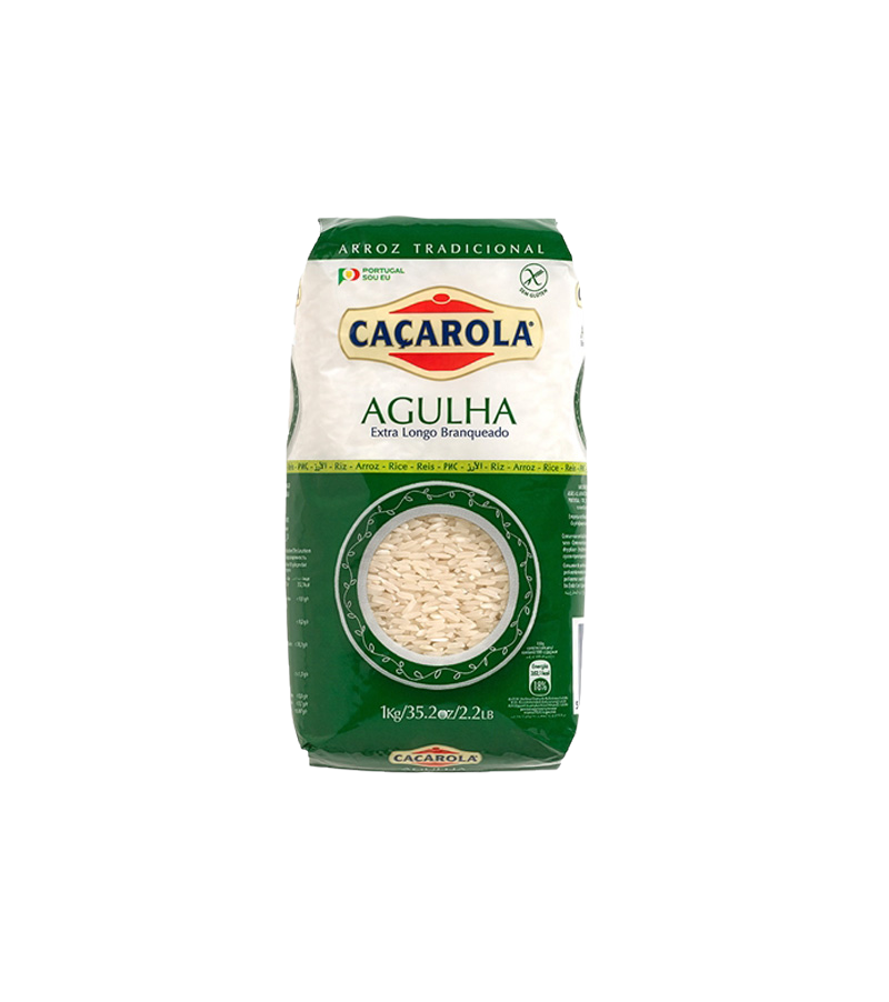 CACAROLA - ARROZ - AGULHA - LONGO EXTRA BRANQUEDO - 1 KG