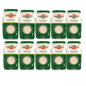 CACAROLA - ARROZ - AGULHA - LONGO EXTRA BRANQUEADO - 10 X 1 KG