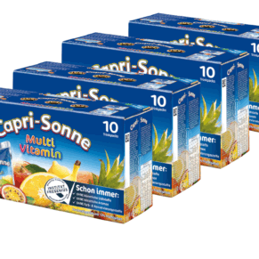 CAPRI-SUN -JUS DE FRUITS- MULTIVITAMINéS  4X      ( 10 X 200ML )   MULTIPACKS