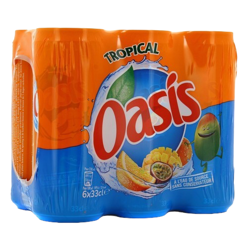 OASIS TROPICAL - 6 X 33 CL - ( 1980ml )
