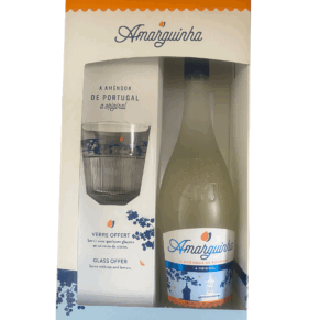 Liqueur Amarguinha a Amendoa Amarga - 700ml - Coffret de Cadeaux avec 1 verre
