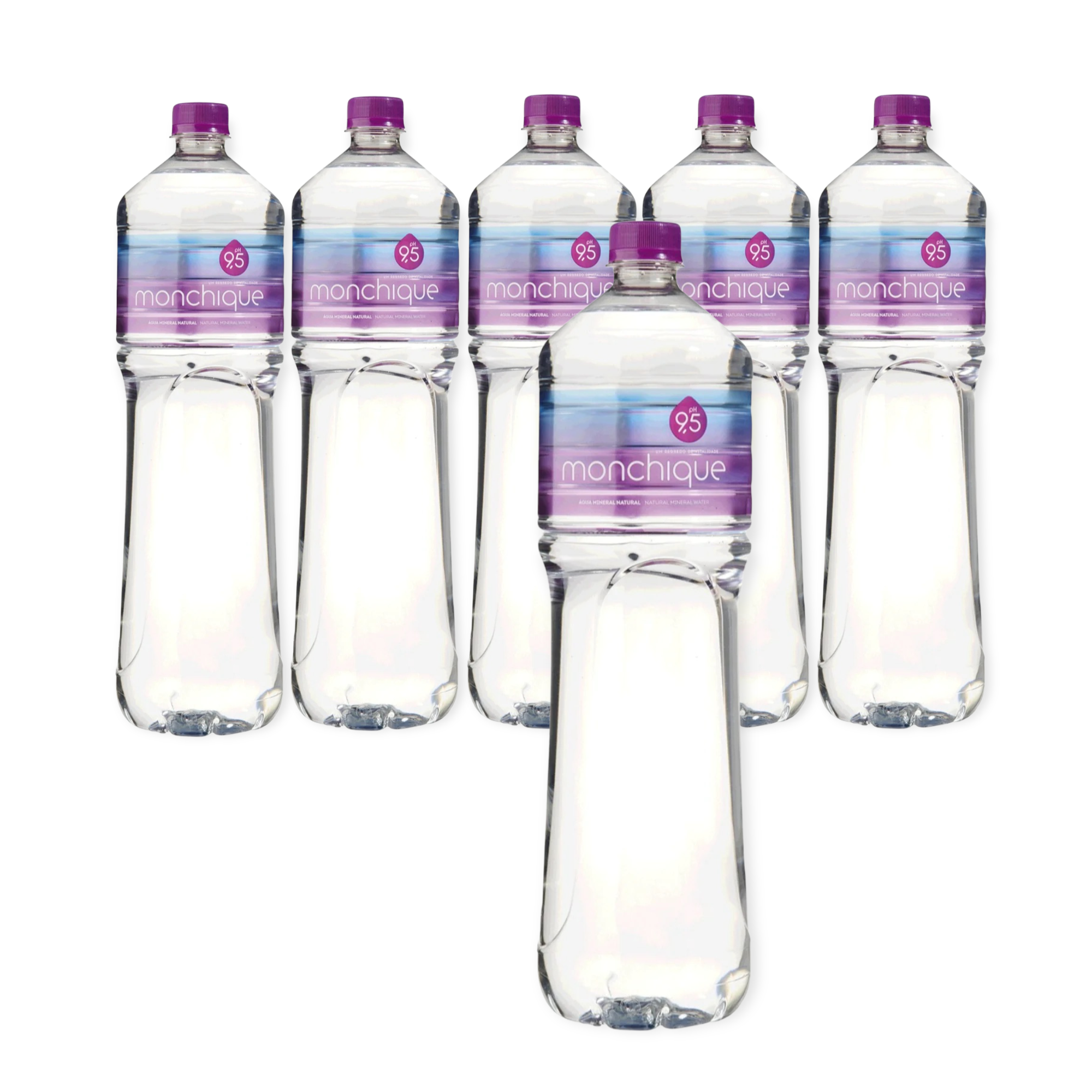 Monchique Eau minérale alcaline naturelle PH 9.5 (6 x 1,5l )(9000ml)