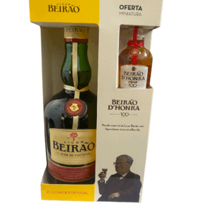 Licor Beirão 750ml + Licor Beirão D´Honra 50ml Miniatura Oferta