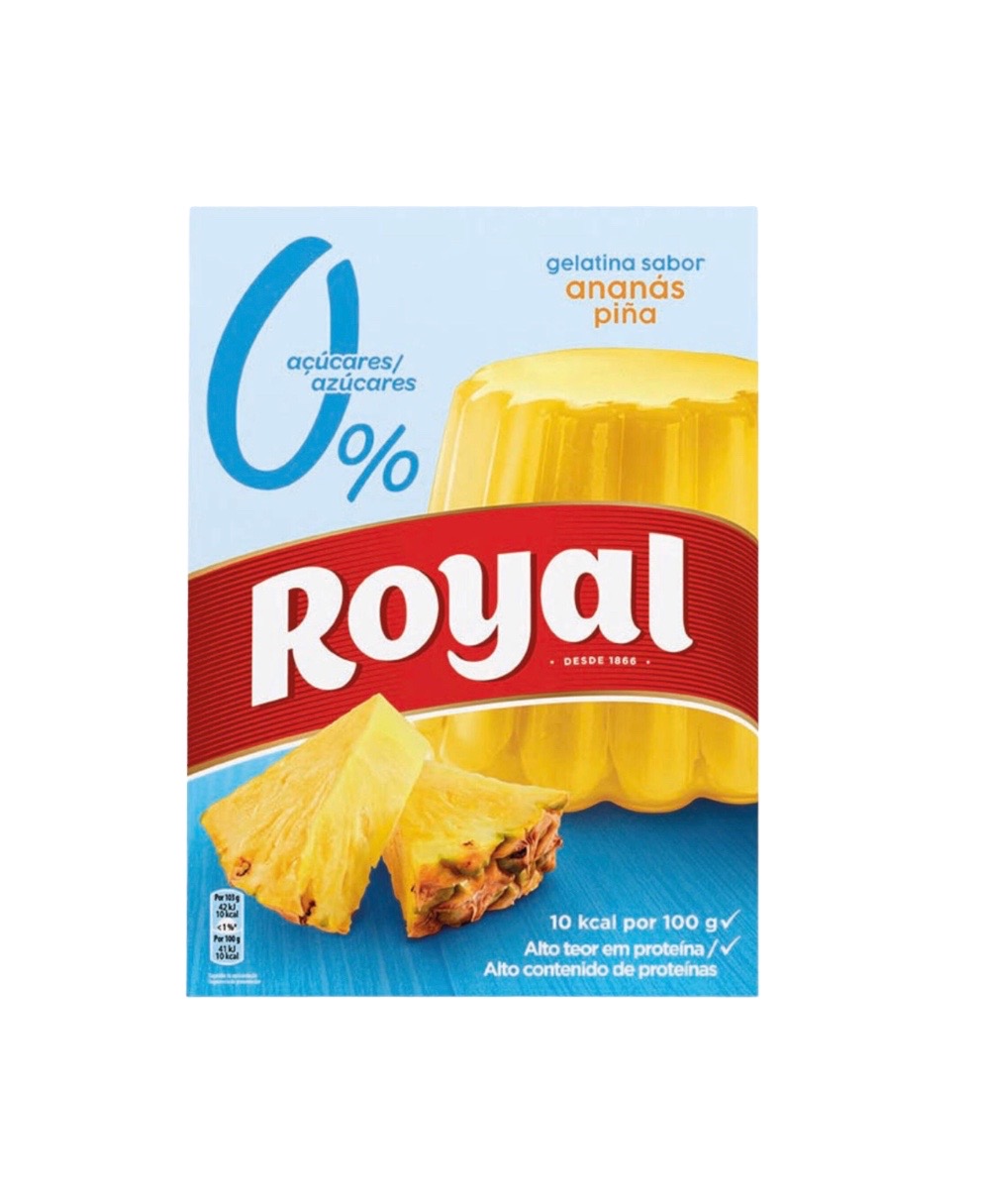 Gelatina em Pó de Ananás sem Açúcar Royal 31 g