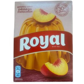 Gélatina Sabor Pessego Royal 114 g