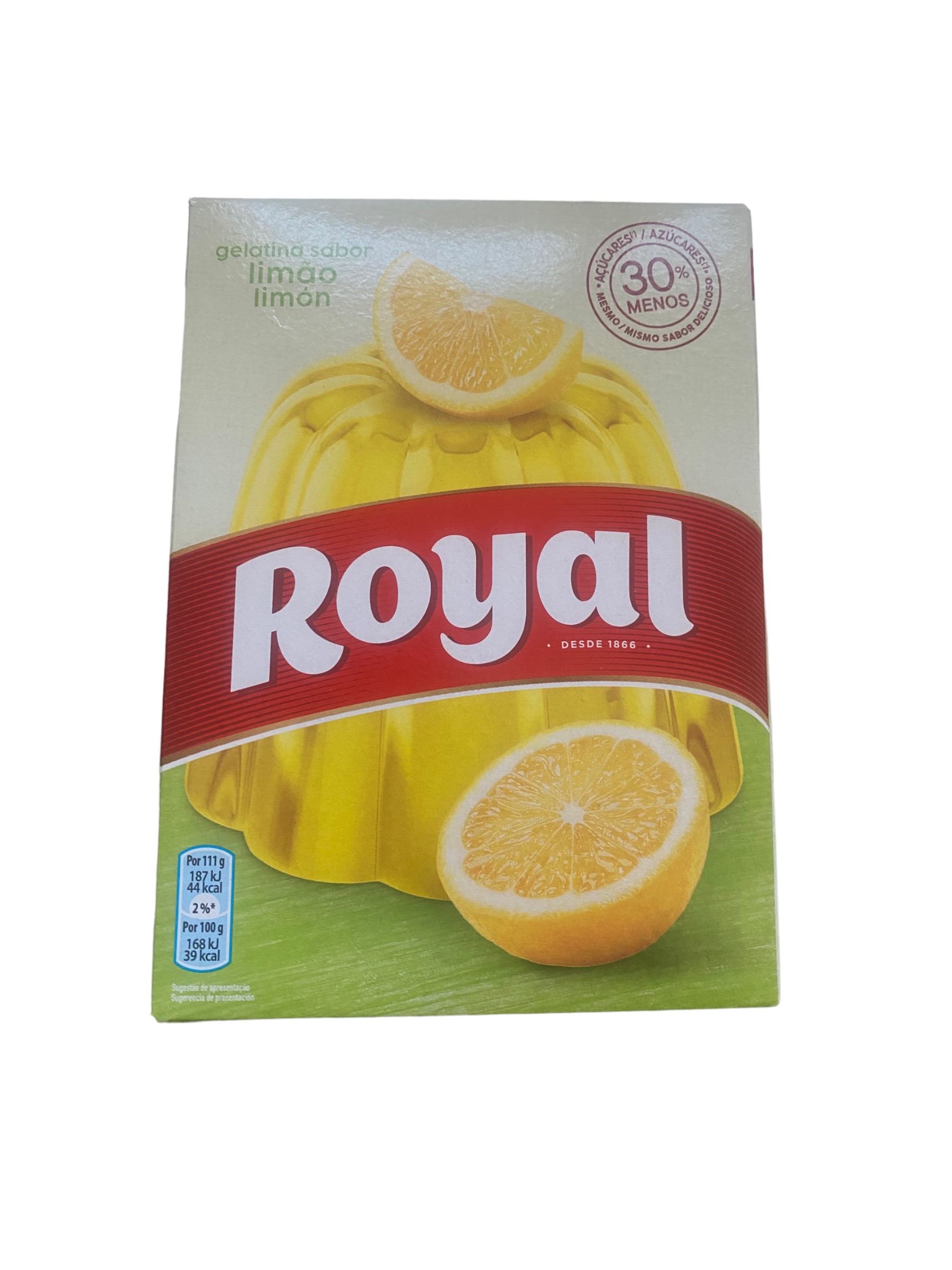 Gelatina em Pó de Limão Royal 114 g