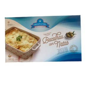 Bacalhau -Com Natas - Friopastel - 380g Congelado