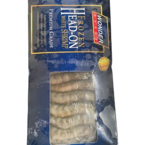 Crevettes Entieres Taille 21/30 - 800g -Surgelée -Wonderbrand