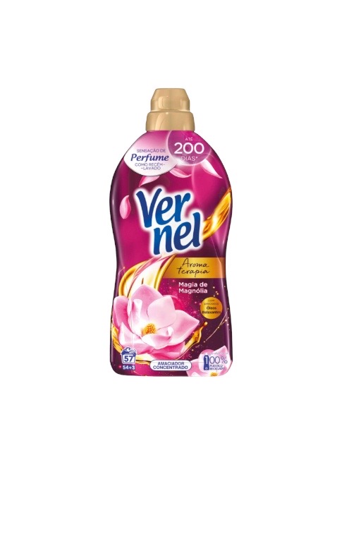 Amaciador Roupa Concentrado Aromaterapia Orquídea Dourada Vernel -57 doses - 1140ml